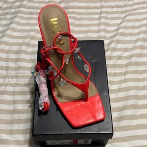EGO Isla Heel Color Red